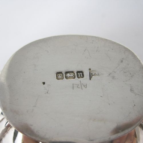 EDWARDIAN SILVER 8 PC CONDIMENT SET IN SILK AND VELVET LINED BOX - ADDITIONAL PHOTO 3