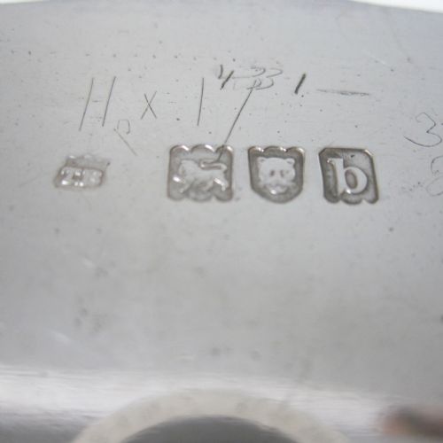 ELEGANT THOMAS BRADBURY SON SILVER OIL AND VINEGAR STAND - ADDITIONAL PHOTO 7