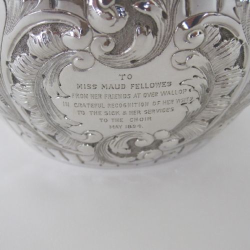 LATE VICTORIAN BACHELOR SILVER TEAPOT - ADDITIONAL PHOTO 6