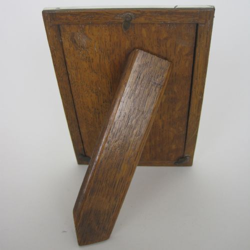SMART PLAIN SILVER PHOTO FRAME WITH OAK EASEL BACK - ADDITIONAL PHOTO 5