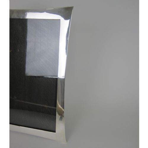 LARGE SHAPED PLAIN SILVER PHOTO FRAME - ADDITIONAL PHOTO 3