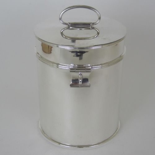 SMART VICTORIAN HARDY BROTHERS LOCKING CANISTER BISCUIT BOX - ADDITIONAL PHOTO 2