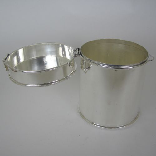 SMART VICTORIAN HARDY BROTHERS LOCKING CANISTER BISCUIT BOX - ADDITIONAL PHOTO 4