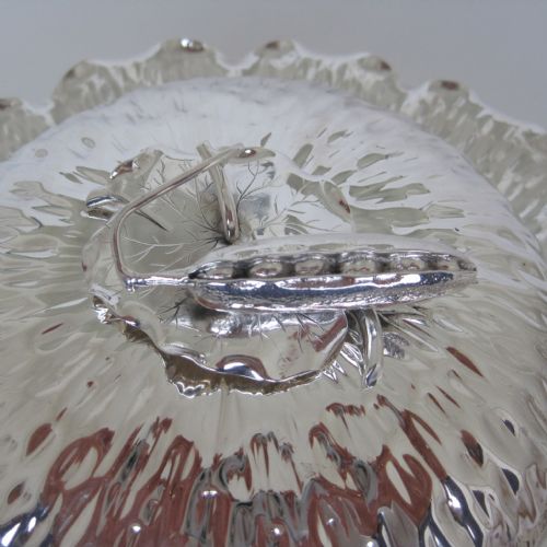VICTORIAN HUKIN HEATH SILVER PLATED COVERED VEGETABLE DISH - ADDITIONAL PHOTO 3