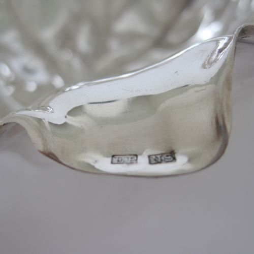 EDWARDIAN SILVER PLATED BOWL IN THE FORM OF A CABBAGE LEAF - ADDITIONAL PHOTO 3