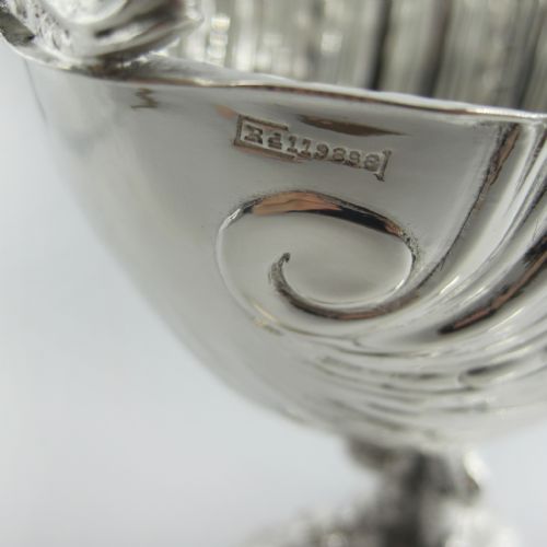 DECORATIVE PAIR OF VICTORIAN SILVER PLATED SAUCE BOATS WITH SHELL SHAPED BOWLS - ADDITIONAL PHOTO 6