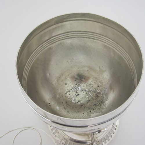VICTORIAN WILLIAM HUTTON AND SON SILVER PLATED EGG CODDLER - ADDITIONAL PHOTO 5
