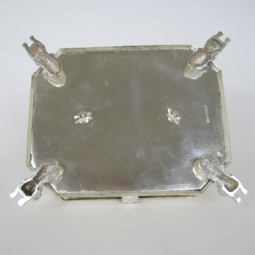 VICTORIAN NOVELTY SILVER PLATED SIX BOTTLE CRUET SET IN AN EGYPTIAN STYLE - ADDITIONAL PHOTO 7