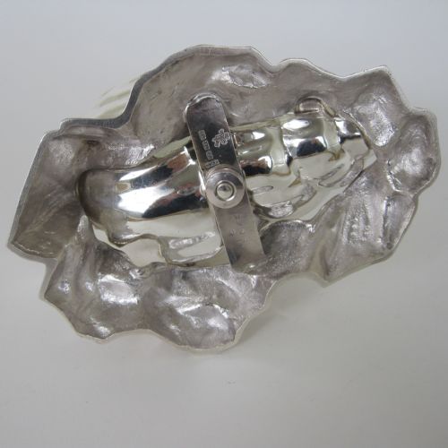 VICTORIAN SILVER PLATED CONCH SHELL STYLE SPOON WARMER - ADDITIONAL PHOTO 4