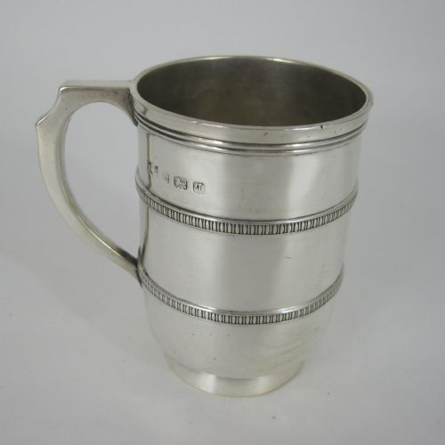 mappin webb silver childs christening mug - CATEGORY: ANTIQUE SILVER - DATED 1910