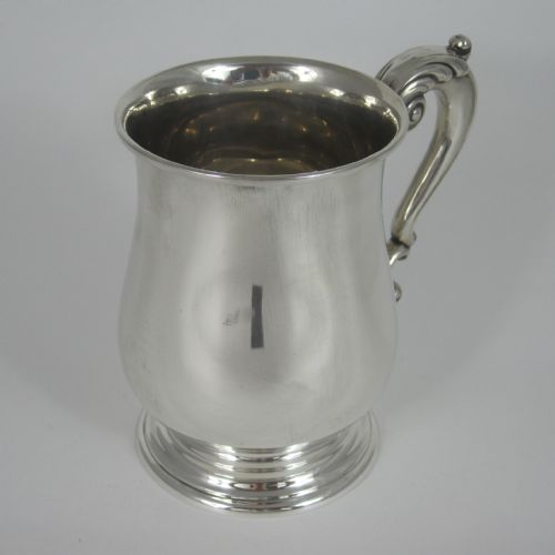 EDWARDIAN CHESTER SILVER PINT SIZE MUG - ADDITIONAL PHOTO 2