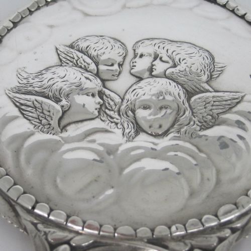 WILLIAM COMYNS VICTORIAN SILVER HAND MIRROR - ADDITIONAL PHOTO 1