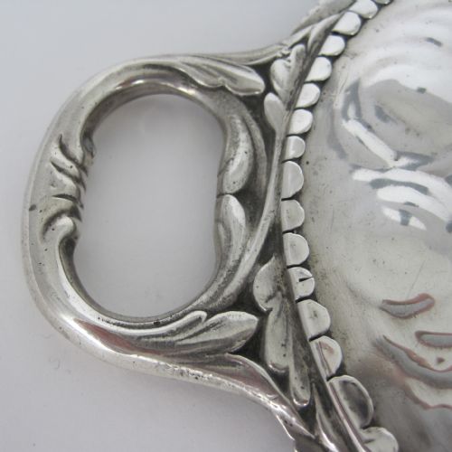 WILLIAM COMYNS VICTORIAN SILVER HAND MIRROR - ADDITIONAL PHOTO 2
