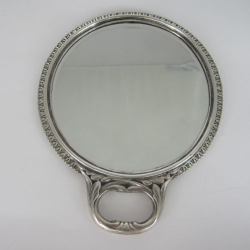 WILLIAM COMYNS VICTORIAN SILVER HAND MIRROR - ADDITIONAL PHOTO 3