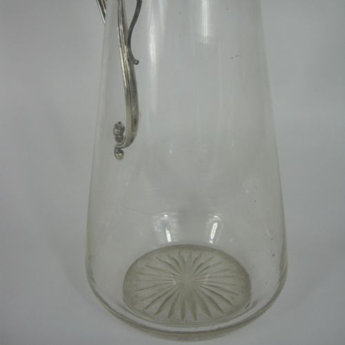 ELEGANT VICTORIAN SILVER MOUNTED CLARET JUG - ADDITIONAL PHOTO 7