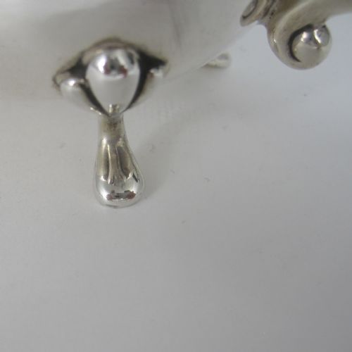EDWARDIAN SILVER BACHELOR STYLE SILVER TEAPOT - ADDITIONAL PHOTO 6