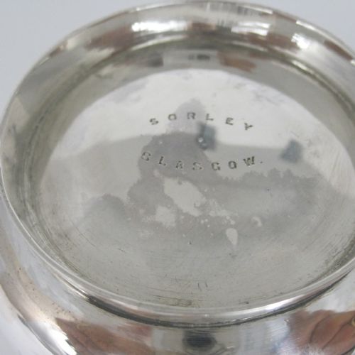EDWARDIAN SILVER CHILDS CHRISTENING MUG WITH SPIRAL FLUTED CHASED BODY - ADDITIONAL PHOTO 5