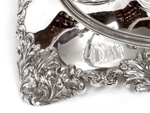 OLD SHEFFIELD PLATE FOUR ARM EPERGNE OR CENTREPIECE - ADDITIONAL PHOTO 2