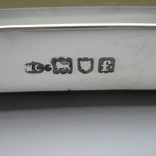 SILVER WILLIAM COMYNS PHOTO FRAME WITH SHAPED PLAIN BORDER - ADDITIONAL PHOTO 4