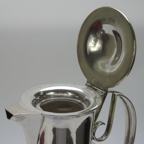 ELEGANT ART NOUVEAU STYLE SILVER MAPPIN WEBB CLARET JUG - ADDITIONAL PHOTO 3