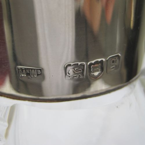 ELEGANT ART NOUVEAU STYLE SILVER MAPPIN WEBB CLARET JUG - ADDITIONAL PHOTO 4