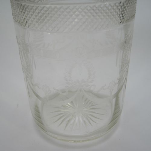 PRETTY GLASS AND SILVER VASE WITH HALLMARKED SILVER COLLAR - ADDITIONAL PHOTO 1
