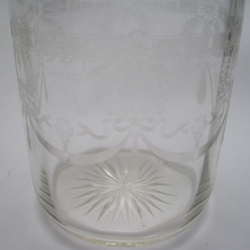 PRETTY GLASS AND SILVER VASE WITH HALLMARKED SILVER COLLAR - ADDITIONAL PHOTO 2