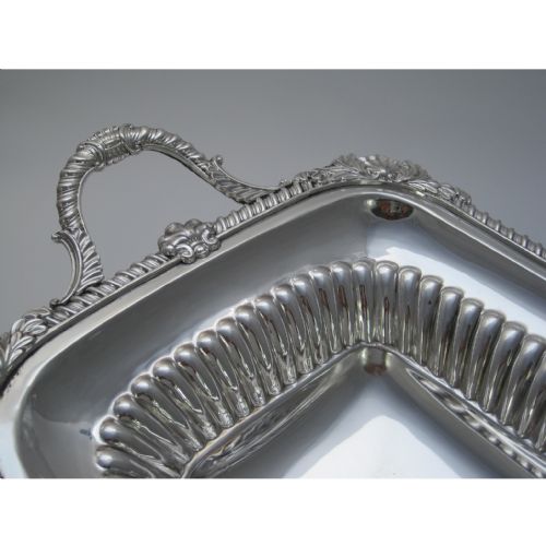 ELEGANT GEORGIAN OLD SHEFFIELD PLATE BREAD BASKET - ADDITIONAL PHOTO 1
