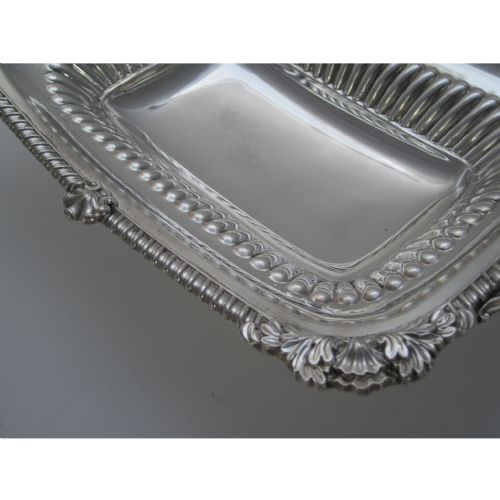 ELEGANT GEORGIAN OLD SHEFFIELD PLATE BREAD BASKET - ADDITIONAL PHOTO 2