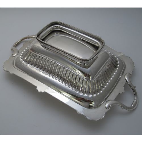 ELEGANT GEORGIAN OLD SHEFFIELD PLATE BREAD BASKET - ADDITIONAL PHOTO 4