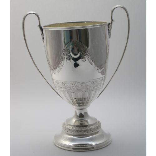 Impressive Large Victorian Silver Plated Trophy or Presentation Cup