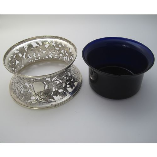 NATHAN HAYES LATE VICTORIAN CHESTER SILVER POTATO OR DISH RING - ADDITIONAL PHOTO 4