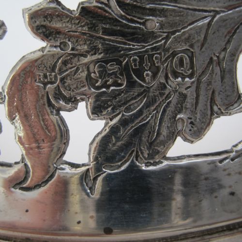 NATHAN HAYES LATE VICTORIAN CHESTER SILVER POTATO OR DISH RING - ADDITIONAL PHOTO 5