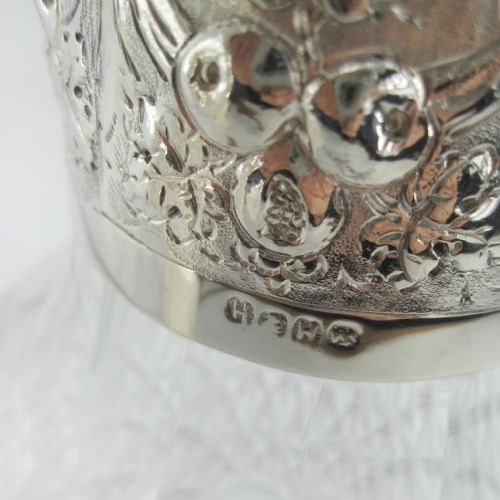 HUKIN HEATH SILVER PLATED CLARET JUG WITH FLORAL MOUNT - ADDITIONAL PHOTO 6