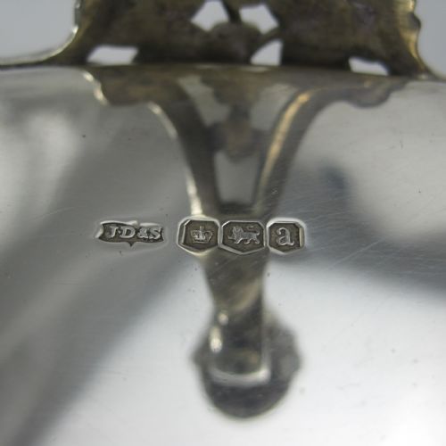 IMPRESSIVE ANTIQUE OVAL SILVER BOWL OR DISH - ADDITIONAL PHOTO 7
