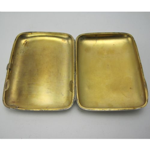 VICTORIAN SILVER POCKET CIGAR CASE ENGRAVED WITH A STAR - ADDITIONAL PHOTO 4