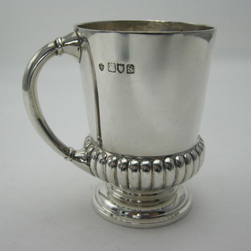 edward bernard silver childs mug - CATEGORY: ANTIQUE SILVER - DATED 1910
