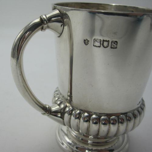 EDWARD BERNARD SILVER CHILDS MUG - ADDITIONAL PHOTO 1