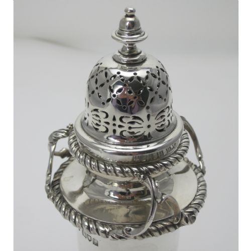 SUPERB QUALITY 13 TROY OUNCE SILVER SUGAR CASTER - ADDITIONAL PHOTO 1