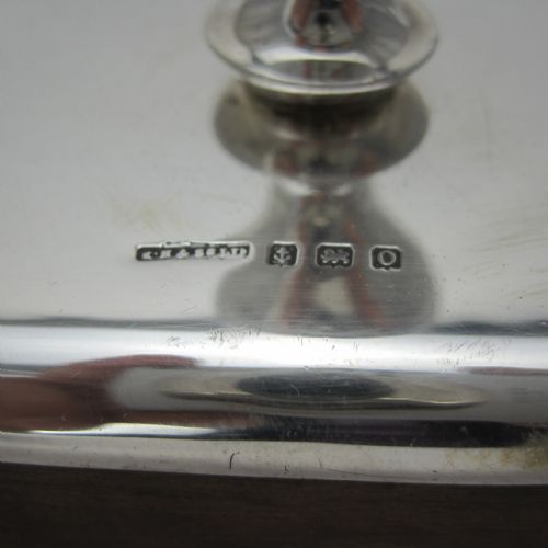 VERY PLAIN SMART LOOKING SILVER BLOTTER - ADDITIONAL PHOTO 2