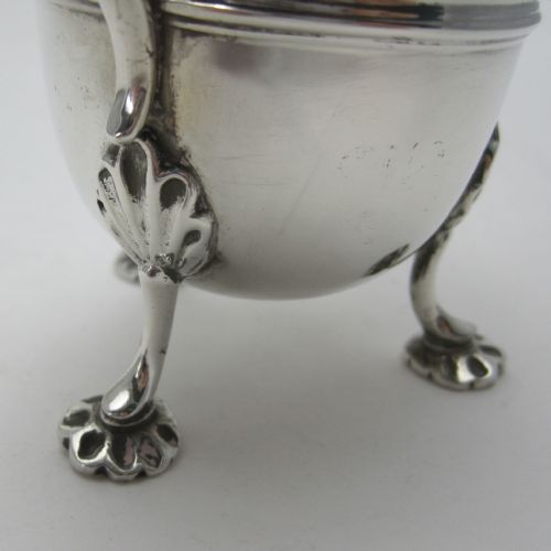 GEORGE III STYLE CREAM JUG WITH CUT CARD BORDER - ADDITIONAL PHOTO 1