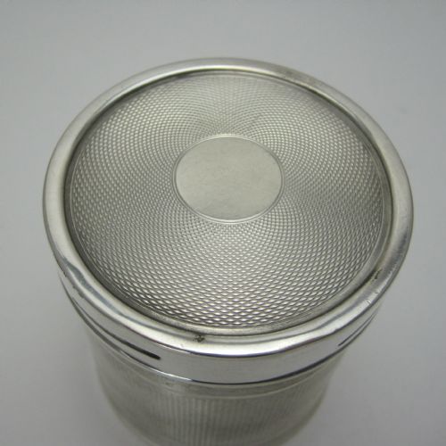 UNUSUAL MAPPIN WEBB SILVER DRESSING TABLE JAR - ADDITIONAL PHOTO 1