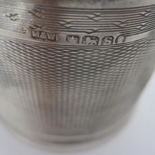 UNUSUAL MAPPIN WEBB SILVER DRESSING TABLE JAR - ADDITIONAL PHOTO 3