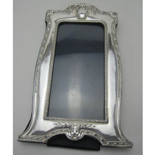 EDWARDIAN SILVER PHOTO FRAME WITH REFURBISHED EASEL BACK - ADDITIONAL PHOTO 5