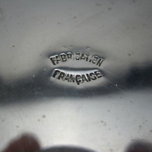 VICTORIAN FRENCH SILVER PLATED OVAL JEWELLERY OR TRINKET BOX - ADDITIONAL PHOTO 5