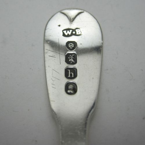 WILLIAM BATEMAN GEORGIAN SILVER TEA CADDY SPOON - ADDITIONAL PHOTO 2