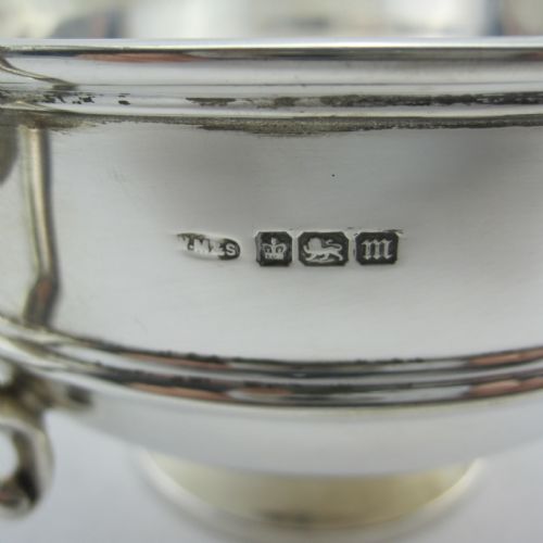 PLAIN EDWARDIAN SILVER ROSE BOWL OR TROPHY - ADDITIONAL PHOTO 4