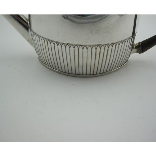 UNUSUAL GEORGIAN OLD SHEFFIELD PLATE ARGYLE STYLE TEA POT - ADDITIONAL PHOTO 3