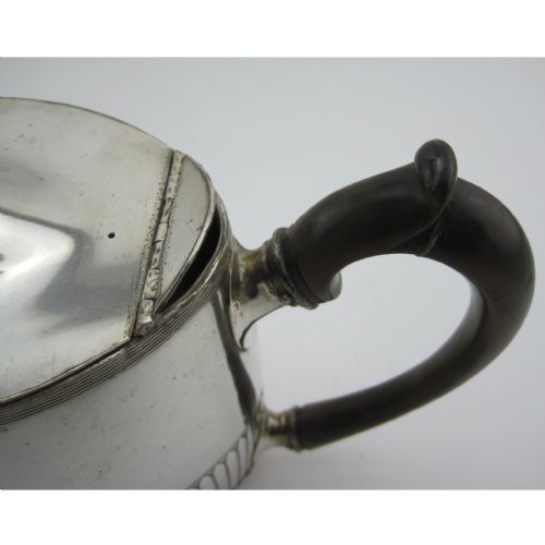 UNUSUAL GEORGIAN OLD SHEFFIELD PLATE ARGYLE STYLE TEA POT - ADDITIONAL PHOTO 4