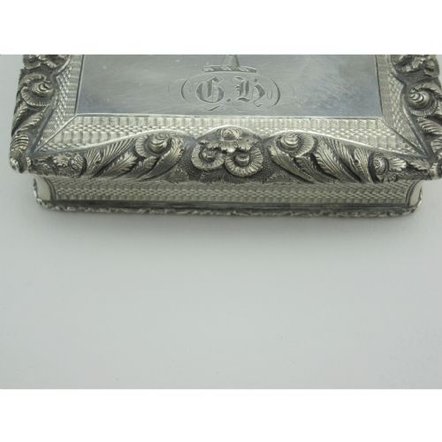 SUPERB QUALITY NATHANIEL MILLS SILVER TABLE SNUFF BOX - ADDITIONAL PHOTO 2